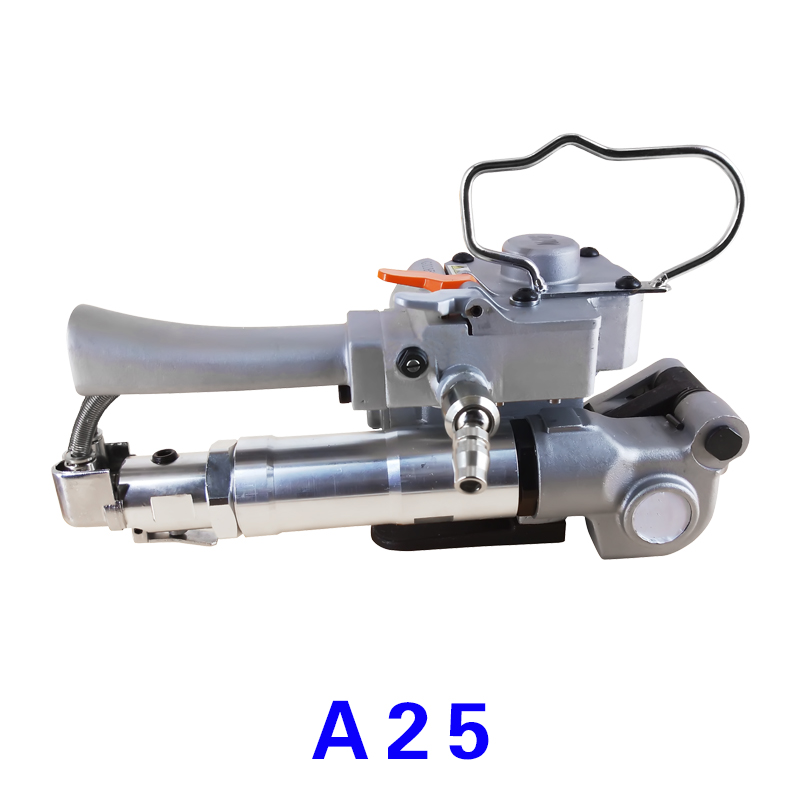 A19塑钢带气动打包机捆扎机A25气动塑钢打包机免扣气动热熔打包机