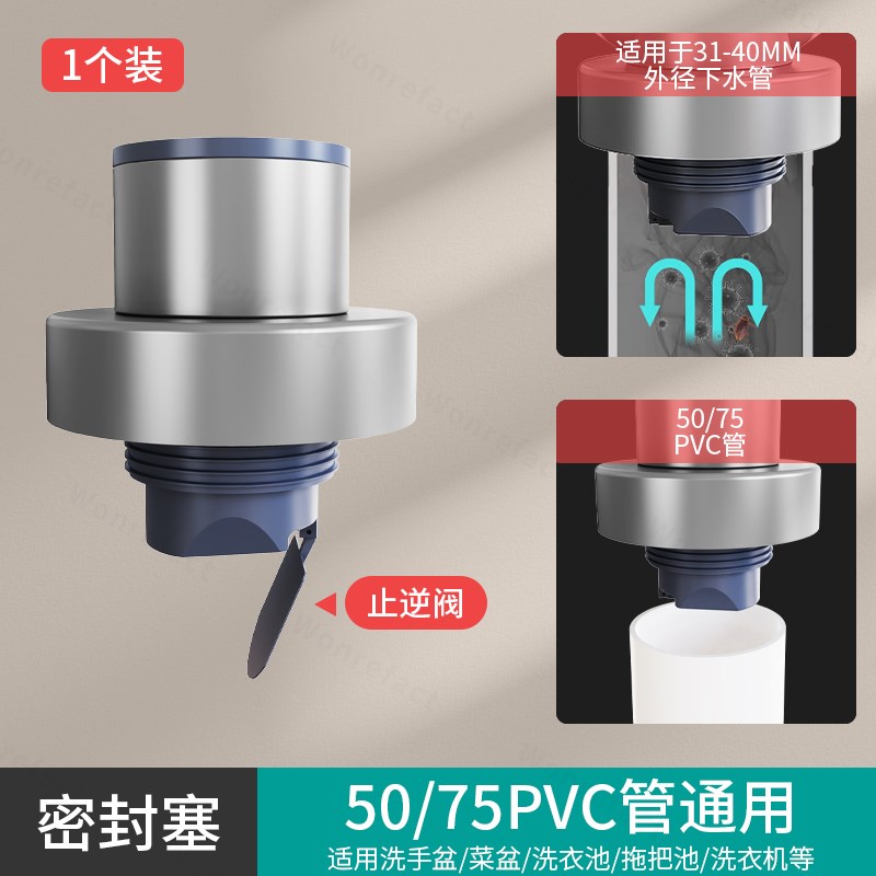 多功能厨房防臭前置过滤器洗碗机净水器下水管三通排水管接头神器
