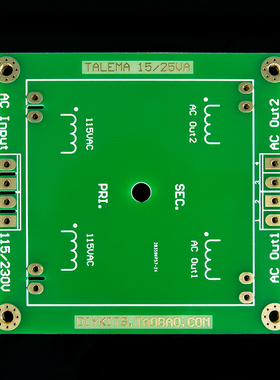 15VA TALEMA 方形pPCB焊板密封环牛变压器 7V/9V/12V/15V/18V