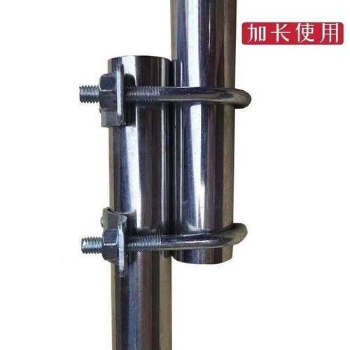 双u十字管卡抱箍大棚管卡十字卡扣钢管连接固定器双u型卡扣
