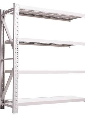 极速恒载货架仓储仓库置物架轻型置w物架多层架子白色150*60*200c