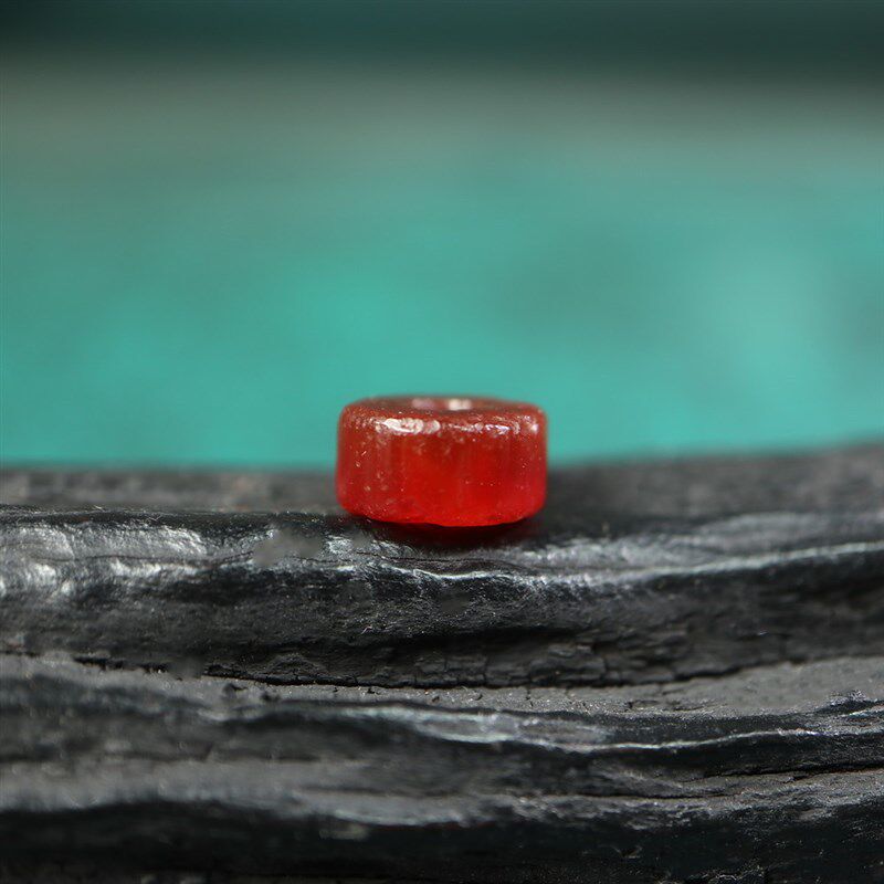 极速10mm天然红玛瑙玉髓打磨隔片隔珠配珠藏式文玩佛珠手.串diy配