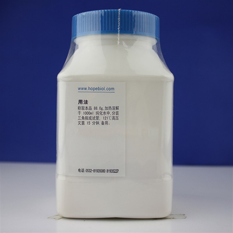 新品7.5%氯化钠肉汤培养基(中国药典)  海G博生物  250g  HB4119图片