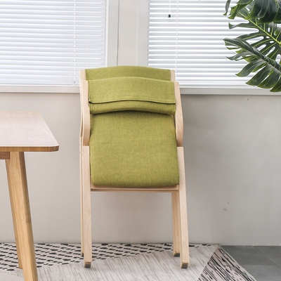 极速实木折叠椅子家用餐椅简约y现代靠背便携会议椅北欧书桌阳台