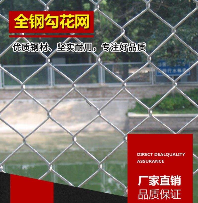 极速新款a镀锌铁丝网护栏网勾花网户外养殖羊牛猪钢丝网果园围栏