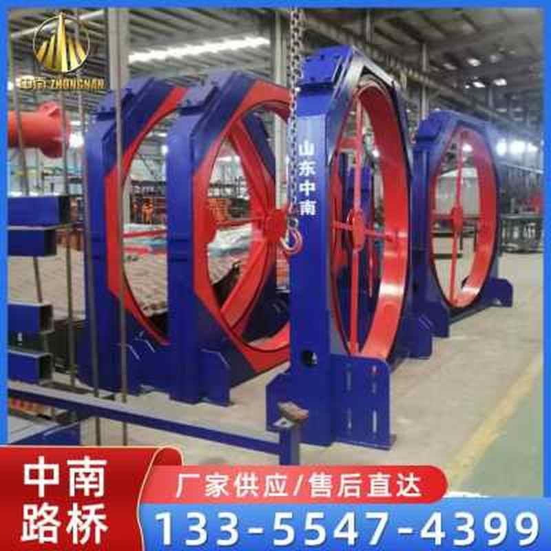 极速厂促新新全自动数控钢筋笼绕筋机钢筋笼滚焊机U双筋猫跳台机