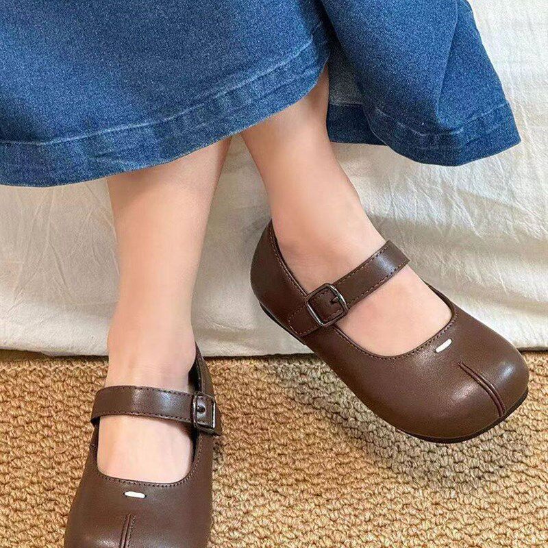 新品女童猪蹄鞋可爱百搭洋气儿童鞋子小女孩软底宝宝配.堆堆袜的