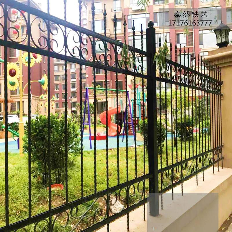 极速实心铁艺护栏l铸铁围墙围栏户外别墅栏杆栅栏庭院家用铝合金