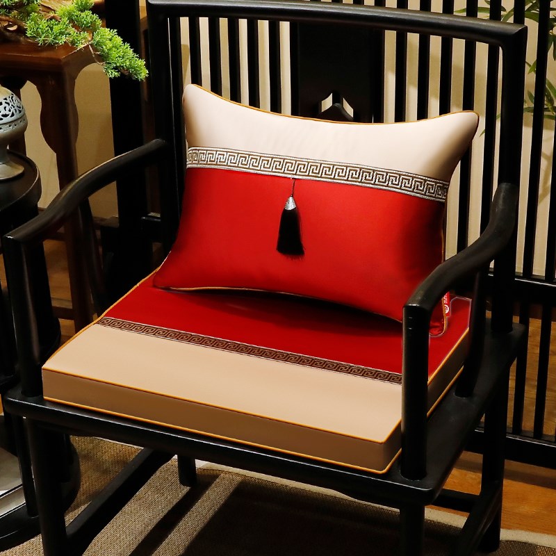极速乳胶椅子坐垫中式实木餐椅茶椅太师椅垫O久坐办公室凳子椅座
