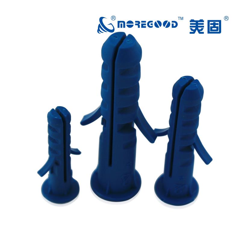 极速美固小c蓝鲨塑料尼龙蓬胀管胶塞配不锈钢沉头盘头钉6mm8mm10m