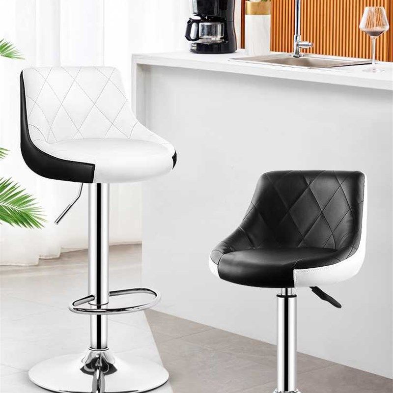 极速升降椅吧台椅现代简约吧椅高脚凳家用吧凳前台酒吧Y椅子靠背
