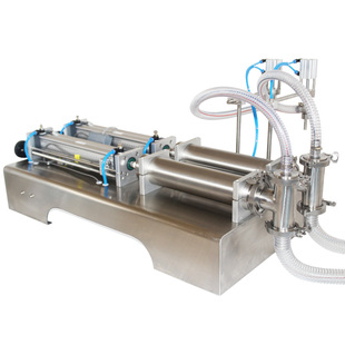 定量灌装 极速鼎兴G1WY双头液体卧式 自动灌装 机 灌 x气动灌装