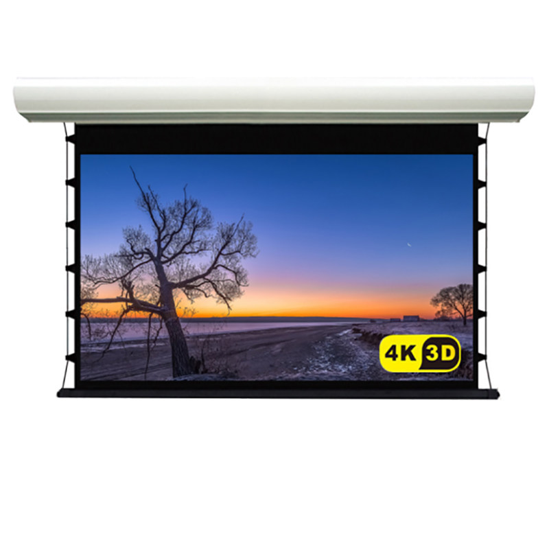 极速经科JK电动拉线投影幕布M3-FI/20s玻纤拉绳幕白幕106Y寸16:10