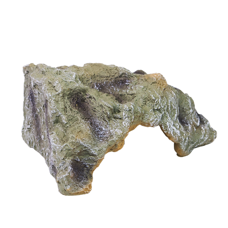 极速爬宠仿岩石躲避洞穴造景山洞树E洞乌龟守宫蜥蜴蛇助蜕皮晒台