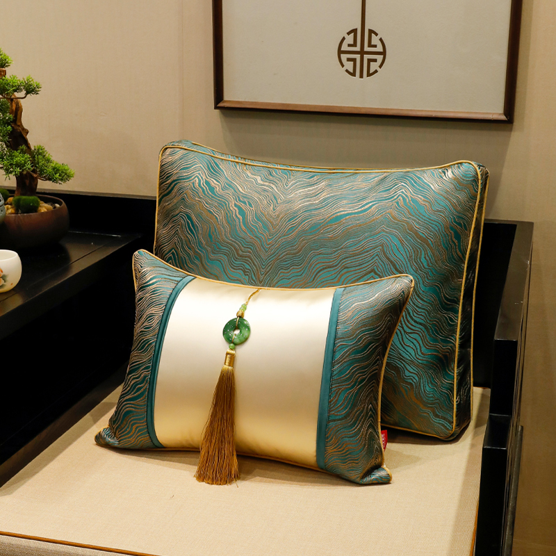 极速抱枕新中式靠背垫简约客x厅红木沙发大号靠垫腰枕床头靠枕软