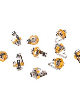 极速10 Pcs 6.35mm 1/4 Inch Nickel Mono TKS Panel Chassis Mou