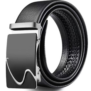 极速Mens Waist Belt Men Belts Leather Man For Jeans Bla.ck M
