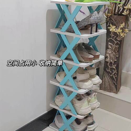 新品简易鞋架小窄门口多层家用室内鞋架子省N空间楼道放入户门结