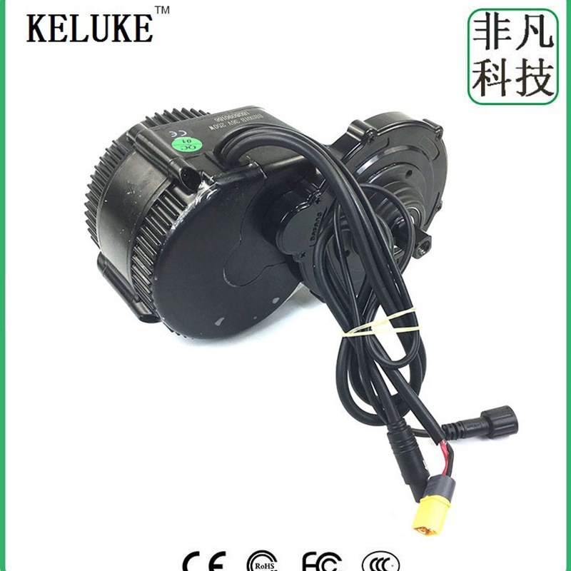 极速自行车山地车改装电动助力套件八方中置电机48NV750WC965黑白