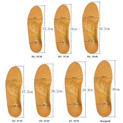 极速Best dInsole For Shoes Leather Orthotic Insoles Flat Fee