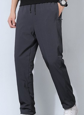 极速Winter Thick Warm Fleece Sweatpants MLen Joggers Plus Si