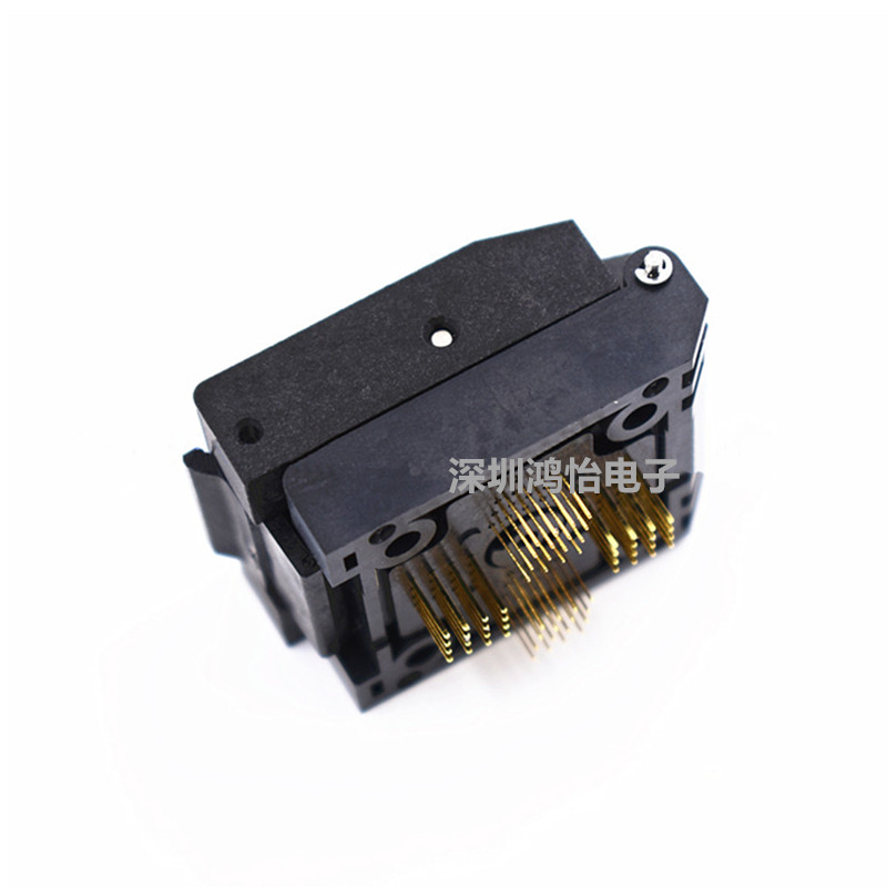极速测试座IC51-0644-1972 QFP64 LQFP6J4 TQFP64 间距0.4MM 烧录