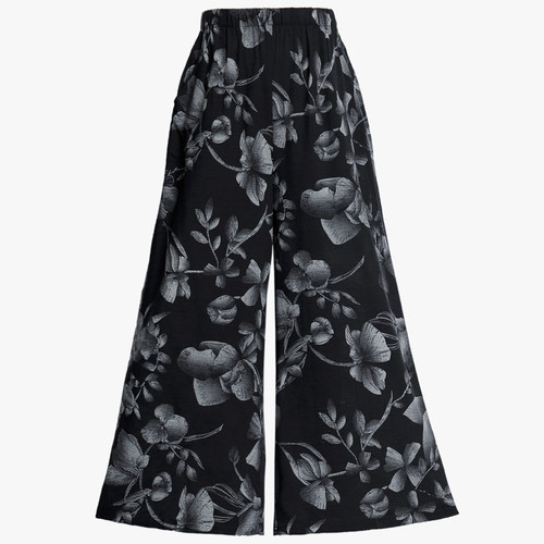 新品Womend Wide Leg Pants Summer Loose High Waist Pants 2021