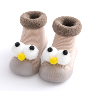 极速儿童暖脚宝冬天暖脚神器袜子宝宝G婴幼儿男女卡通加绒加厚防
