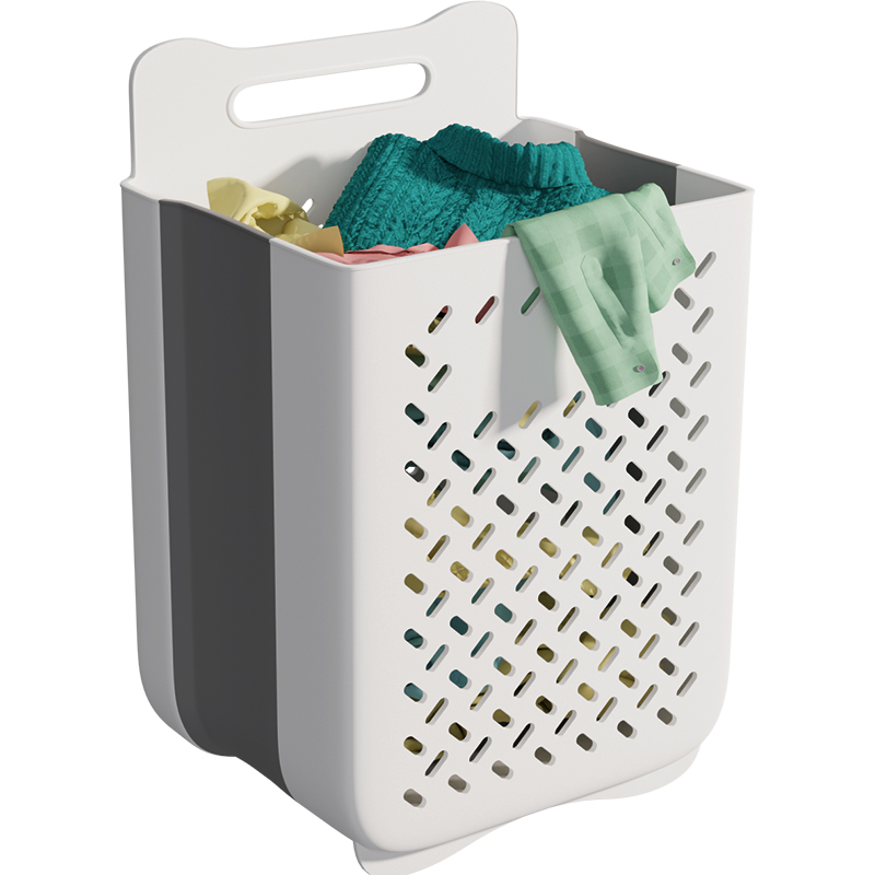 极速日本脏d衣篓放脏衣服收纳筐桶洗衣篮家用壁挂可折叠化妆室浴