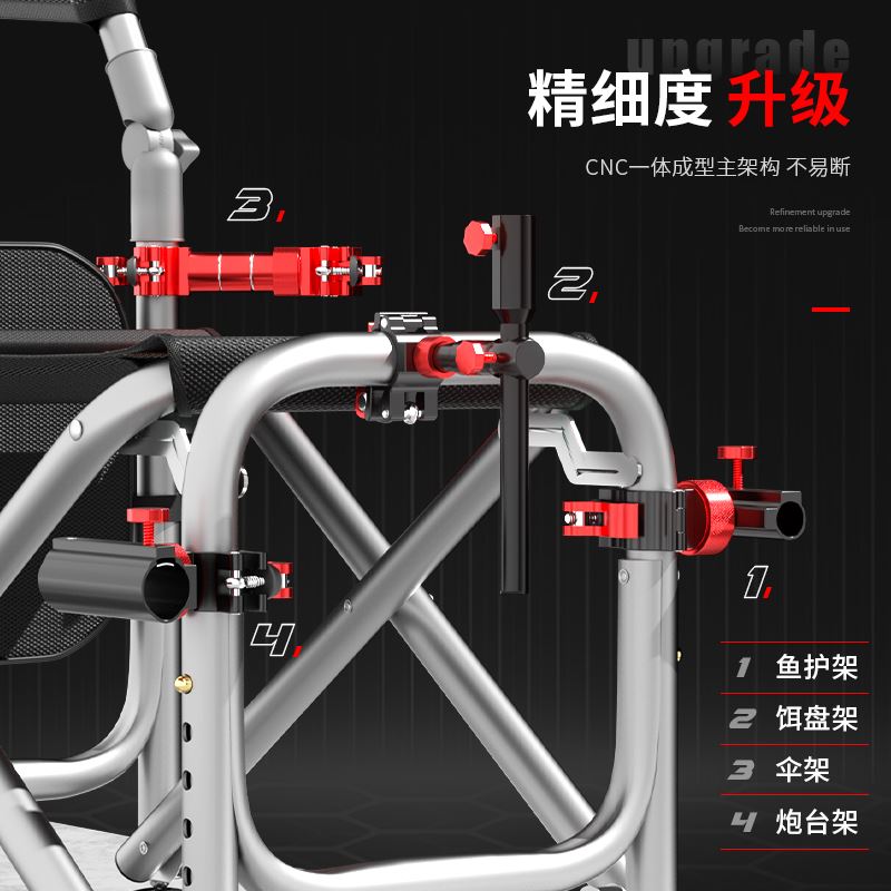 极速万向连接器钓鱼钓椅钓u伞配件大全炮台架座伞架欧式全套通用