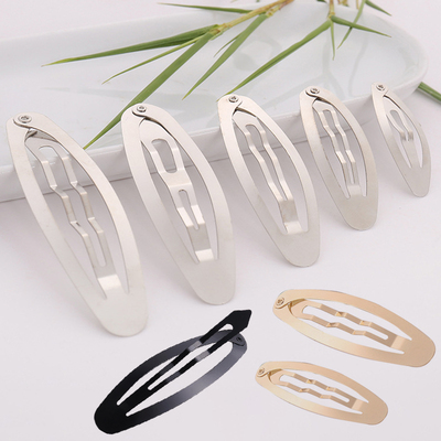 极速20Pcs Hair Clips Oval BB Hairpins Base for SJewelry Maki