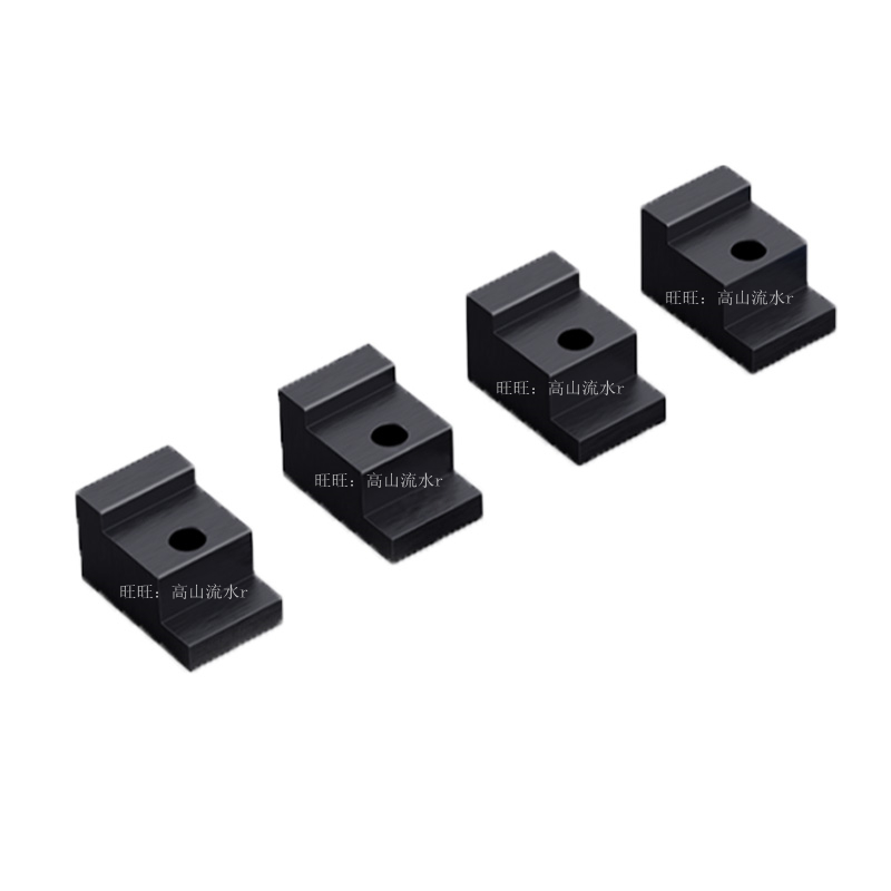 极速压块 淬火加硬 纯钢制造发蓝防锈平口M钳台虎钳铣床压板固定