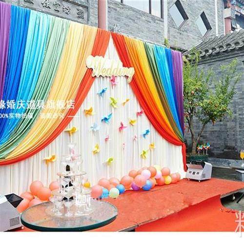 极速新品婚庆背景l纱幔婚礼布幔舞台帷幔装饰幕布生日场景布置幼,节庆用品/礼品,节庆布艺用品,淘宝优惠券,粉丝福利购,淘宝优惠卷