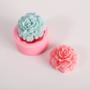 极速Carnation flower candle myold  aromatherapy candle rose
