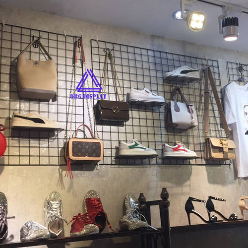 极速铁网片网格置物架铁网架照片墙白加粗铁丝网装饰泡.面货架挂