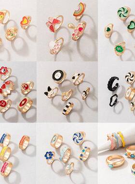 极速KSA Boho Vintage Grold Sta Knuckle ings Fo Women BOHO Cy