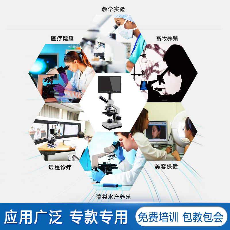 极速高清一滴血检测仪看血x液血脂皮肤螨虫精子卵子恒温显微镜