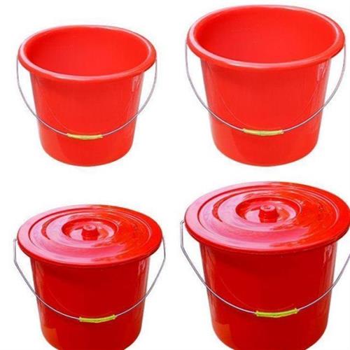极速塑料手提水桶家用红色大小A水桶带盖子子耐摔提水摔不烂洗车