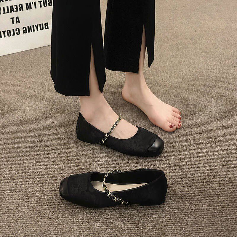 新品新中式鞋子配旗袍单鞋女u2026新款春季玛丽珍女鞋古风女士国