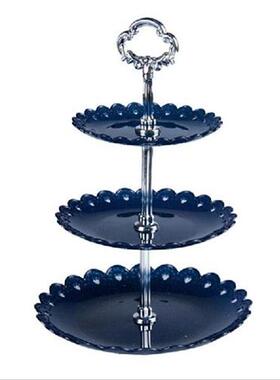 极速Threelafyer Fruit Plate Cake Stand Kitchen Accessories H