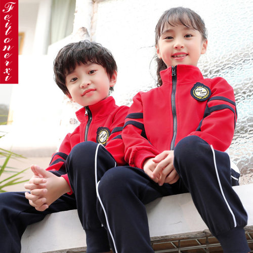 极速Primary school uniforvm spring/autumn summer clothes fir