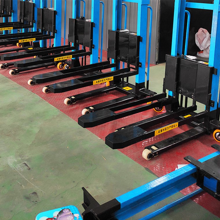 极速随车堆高机登车牛自登高车电动E手推液压可携式搬运堆高机半