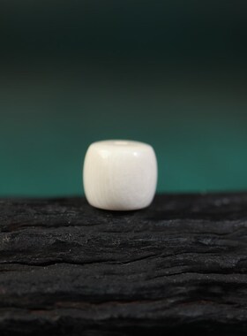 极速9mbm保真猛犸牙桶珠配珠藏式文玩佛珠手串diy油润猛犸牙腰珠