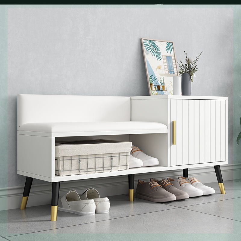 极速实木质鞋柜家用门口爆款大容量E多功能门厅玄关柜阳台收纳简