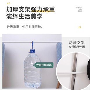 极速可伸缩床帘蚊帐支架宿舍上铺杆D子加厚床架子寝室支伸缩杆学