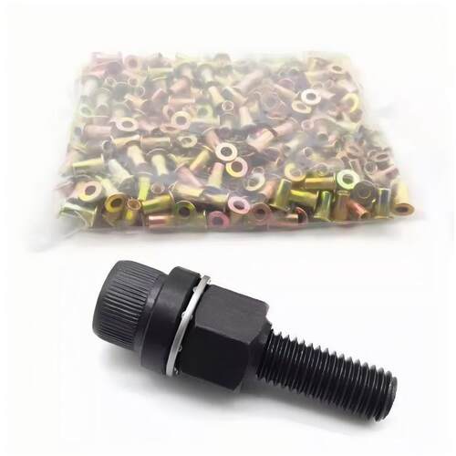 手动拉铆工具简易铆接铁皮工具通用使用车牌螺母平头竖纹铆螺母