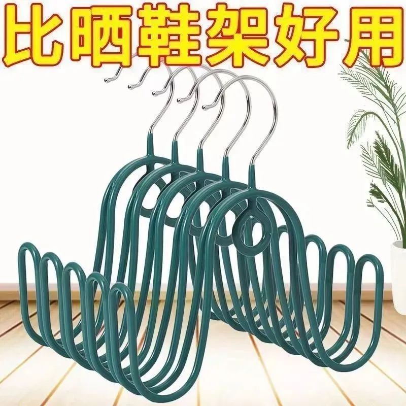 阳台窗外防风凉鞋晾晒架室外室内鞋挂钩晒鞋挂鞋钩子