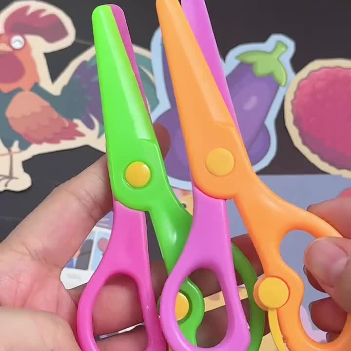 小学生幼儿园安全圆头剪纸剪刀防夹手儿童手工轻便小剪刀