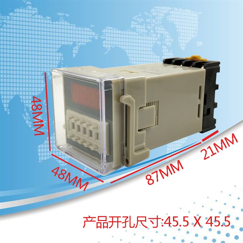 数显延时时间继电器 DH48S-2Z JSS48A  变压器降压 AC2U20V DC24V