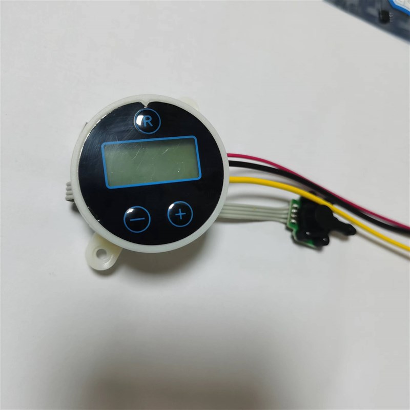 高精度智能辉光管液晶屏车载充气泵数显压力表